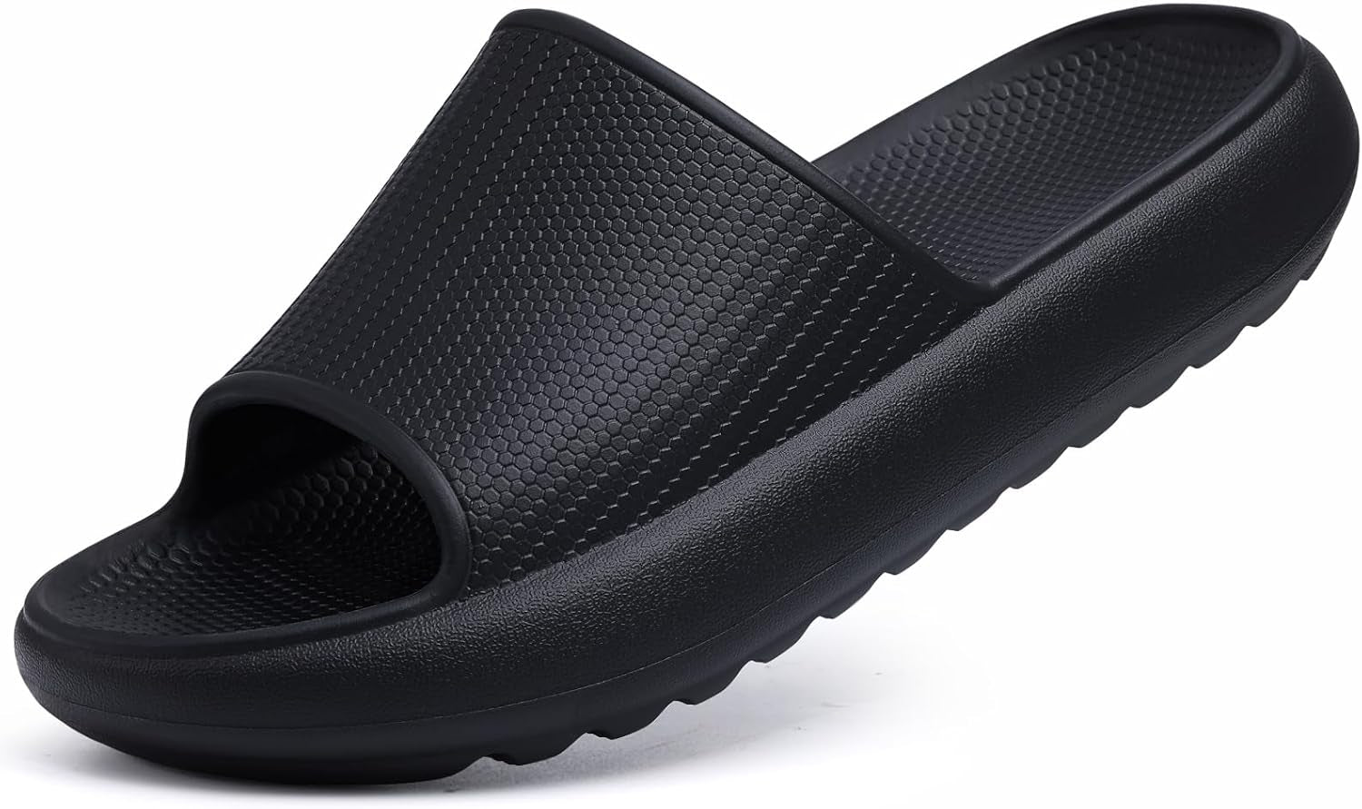 Comwarm Cloud Slide Sandals for Women Men Ultra Comfort Recovery Pillow Slippers Soft Summer Beach Shoes with Low Arch Support